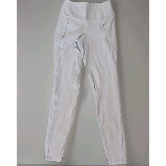 Athleta Peak Hybrid Fleece Tights in Light Grey Size XXS Athleisure Teen Trend‎ - Picture 1 of 9